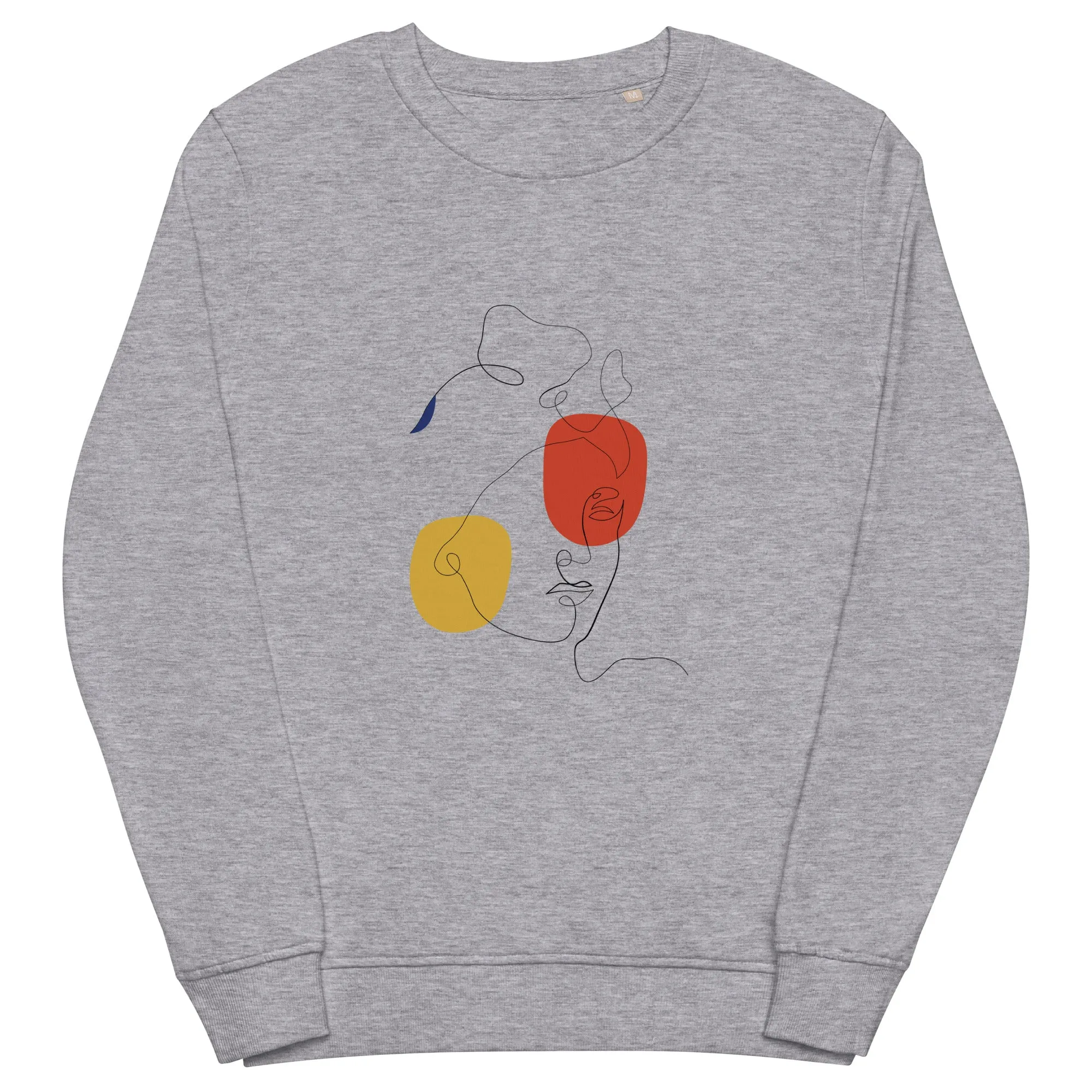 Abstract Lady Graphic Women Organic Sweatshirt