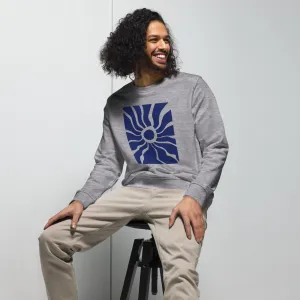 Abstract Sun Graphic Men Organic Sweatshirt