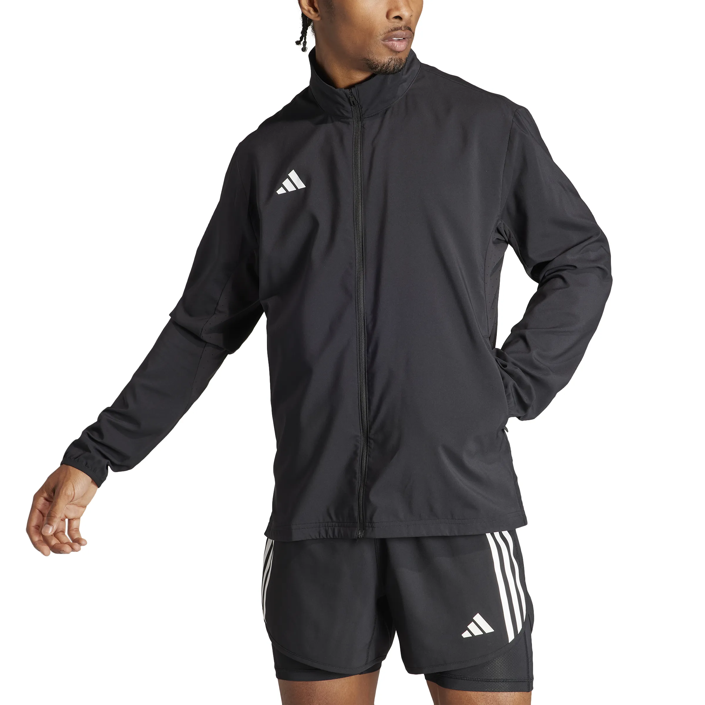 adidas Men's Adizero Essentials Running Jacket