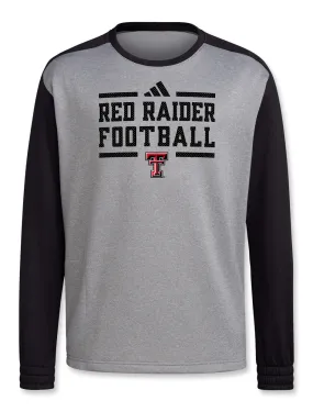 Adidas Texas Tech Team Issue "Locker Practice Football" Crew Sweatshirt