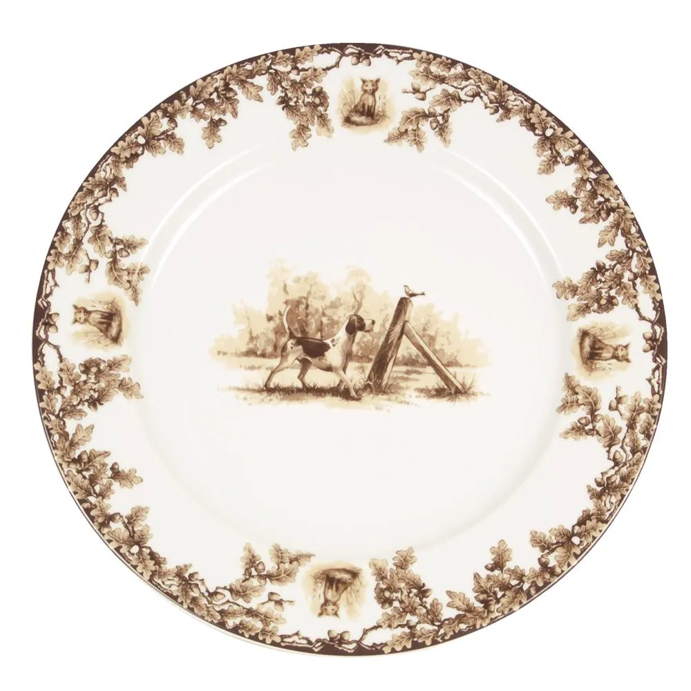 Aiken Hunt Dinnerware Charger - Hound