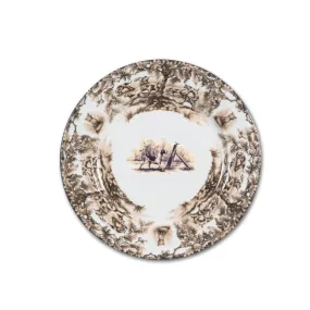 Aiken Hunt Dinnerware Salad Dessert Plate - Hound