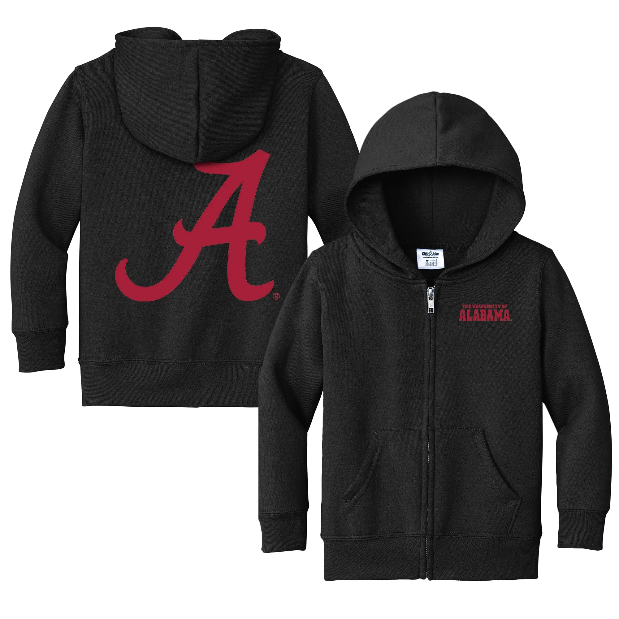 Alabama Crimson Tide Logo Toddler Full-Zip Sweatshirt