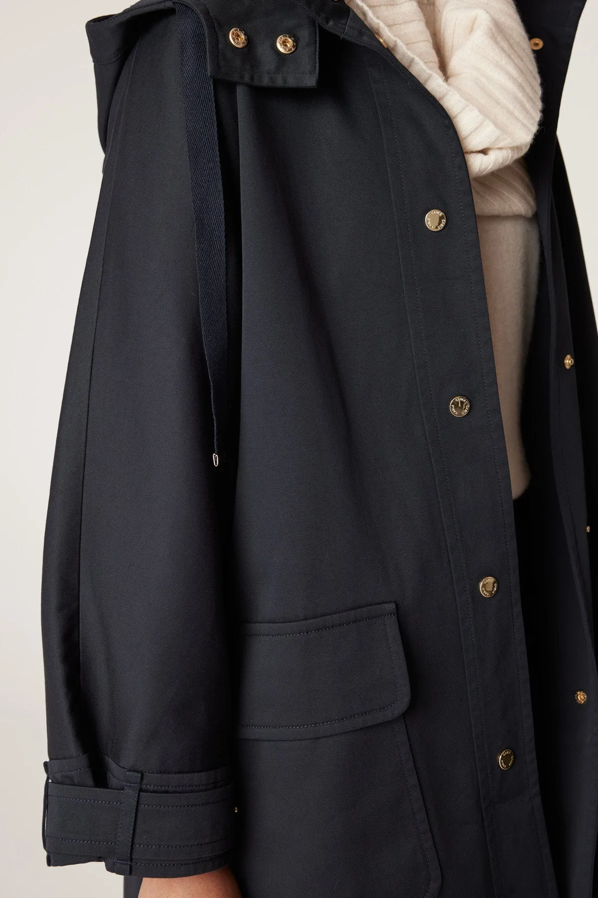 Anais Car Coat - Navy