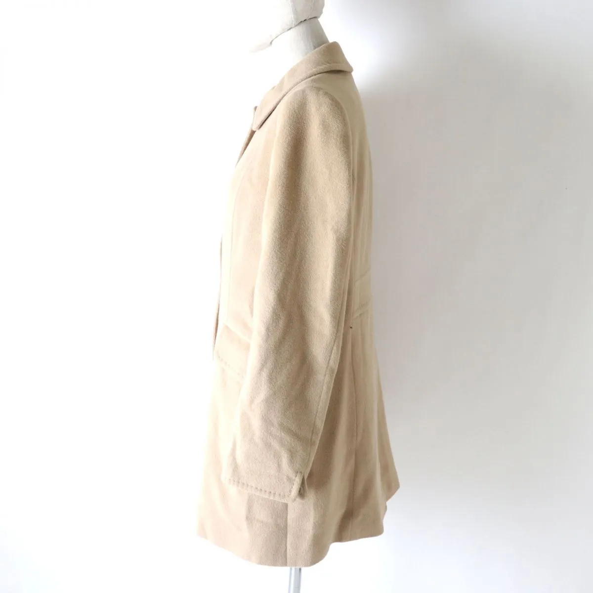 Aquascutum Women's Angora Wool Coat Beige