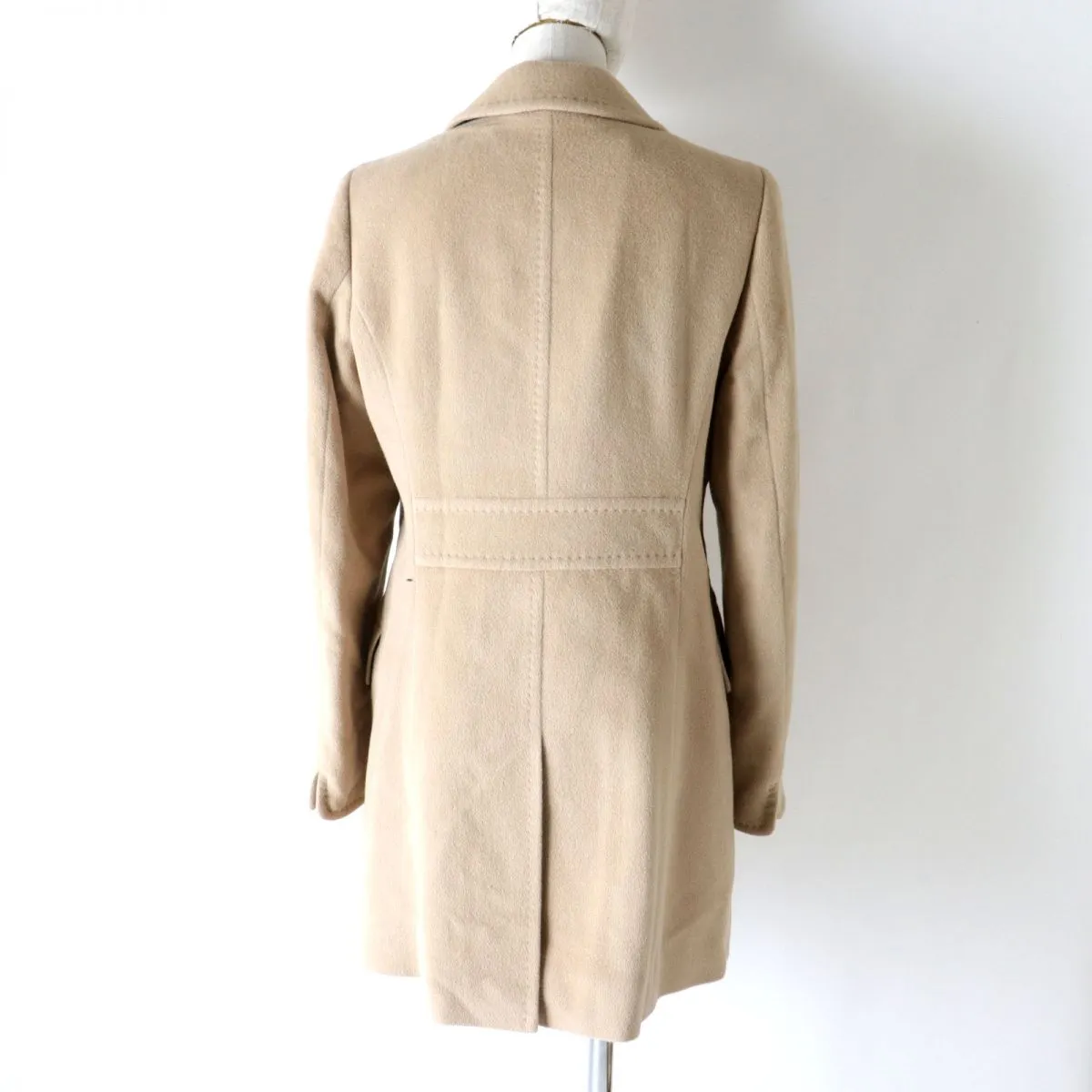 Aquascutum Women's Angora Wool Coat Beige