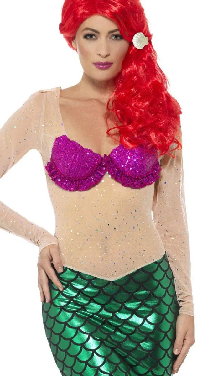 Ariel Womens Deluxe Mermaid Princess Costume