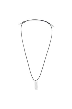 Bar Necklace in Platinum