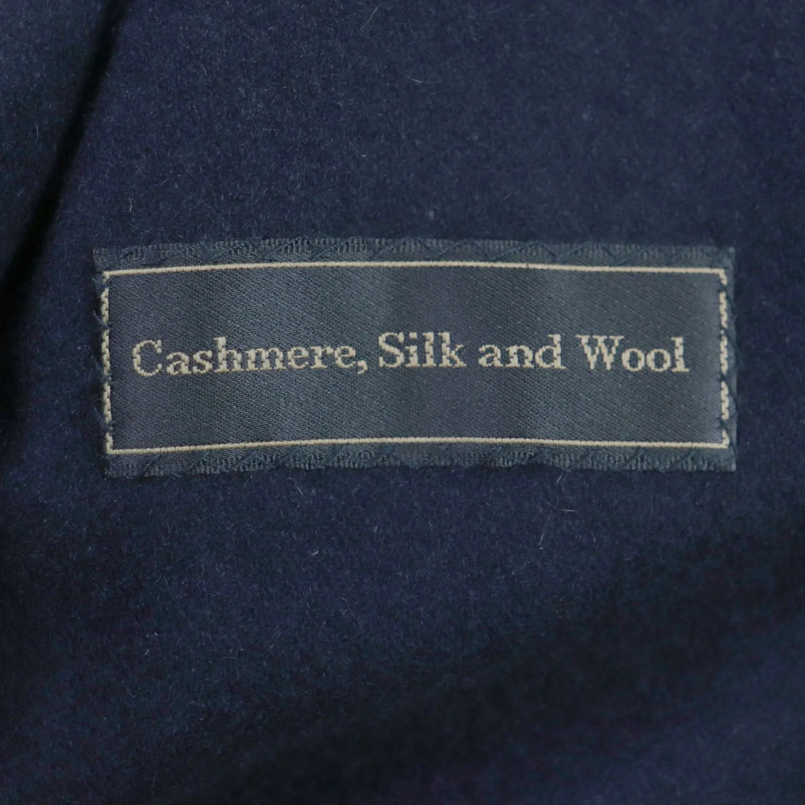 Belvest Cashmere Wool Chester Coat Dark Navy