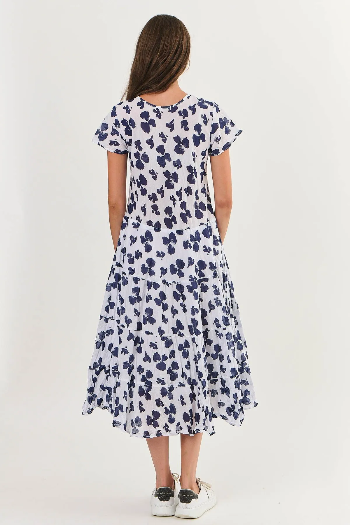 Bluebell Cap Sleeve Cotton Dress