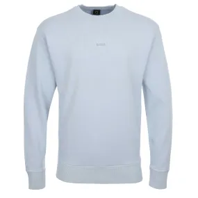 BOSS Wefade Sweatshirt in Baby Blue