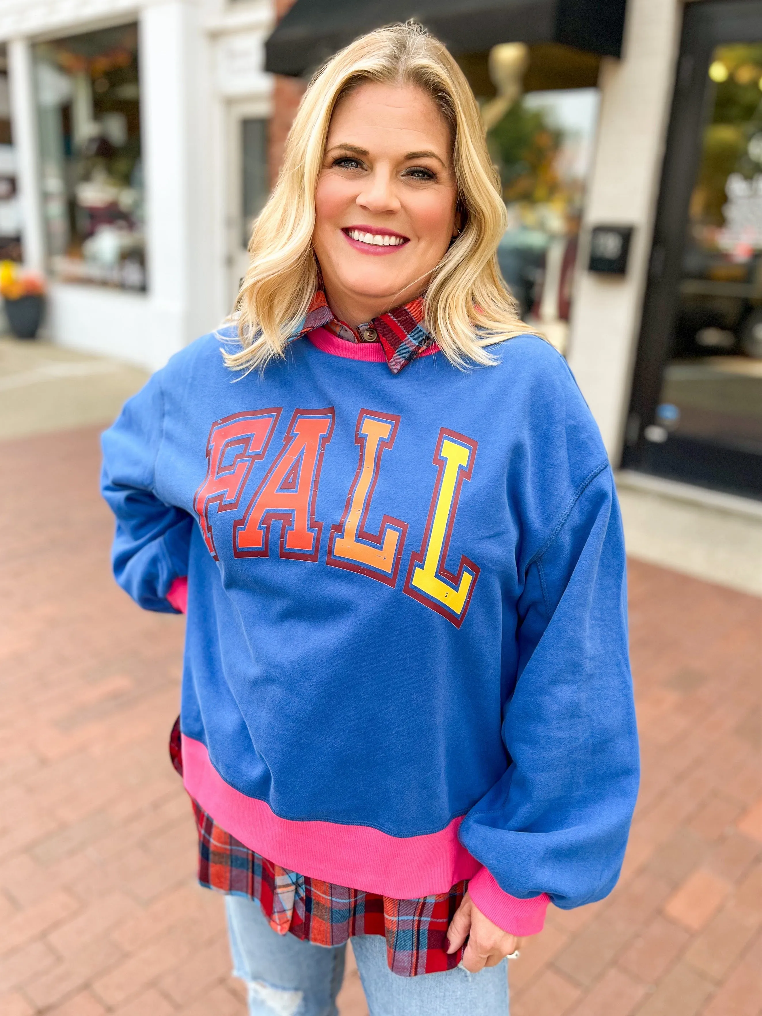 Colorful Fall Sweatshirt