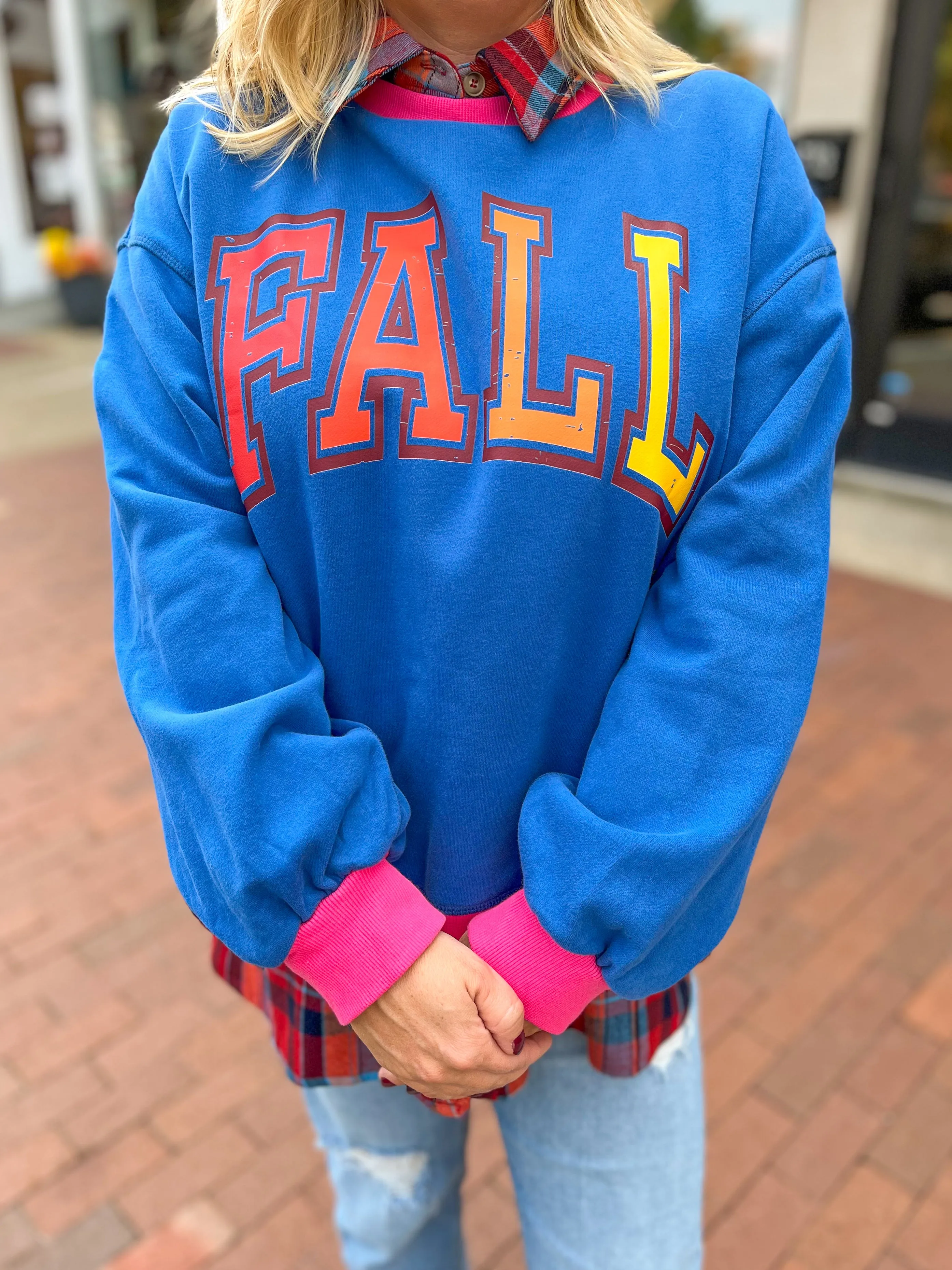 Colorful Fall Sweatshirt