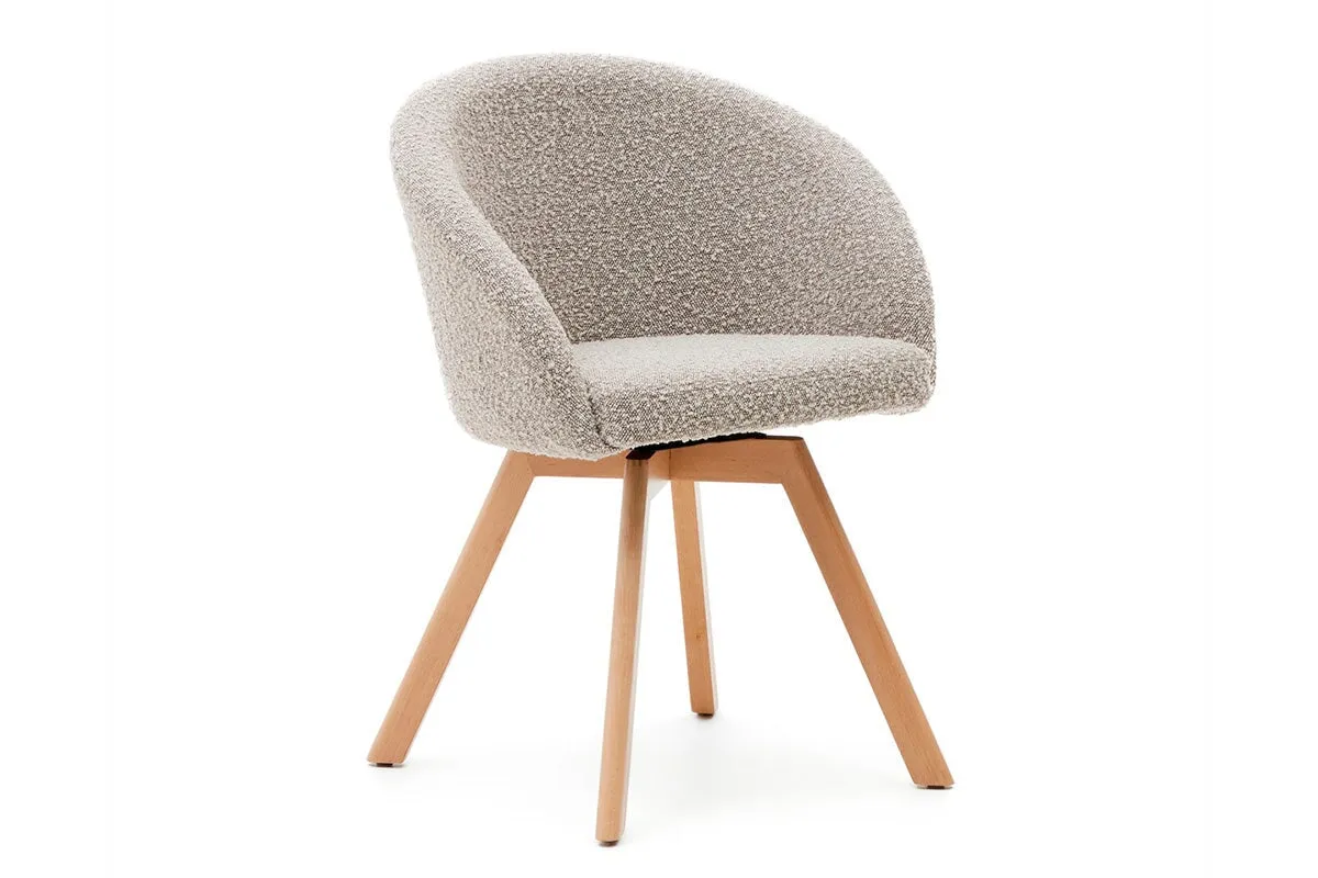 Como Marven Chair - Shearling Fabric [Shearling Fabric]