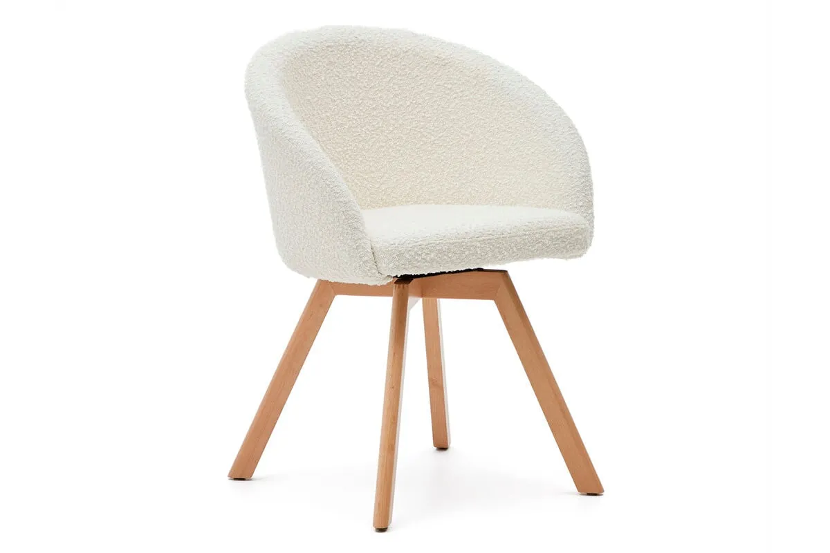 Como Marven Chair - Shearling Fabric [Shearling Fabric]