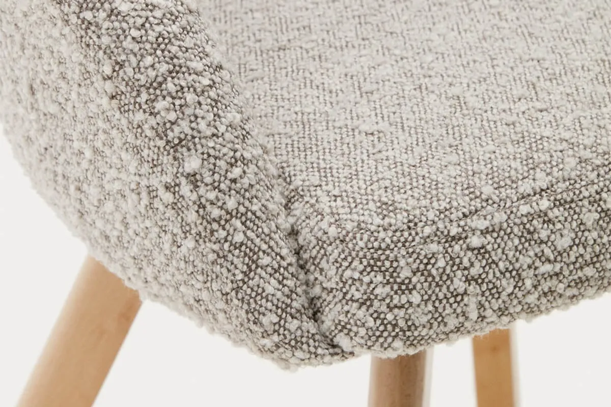 Como Marven Chair - Shearling Fabric [Shearling Fabric]