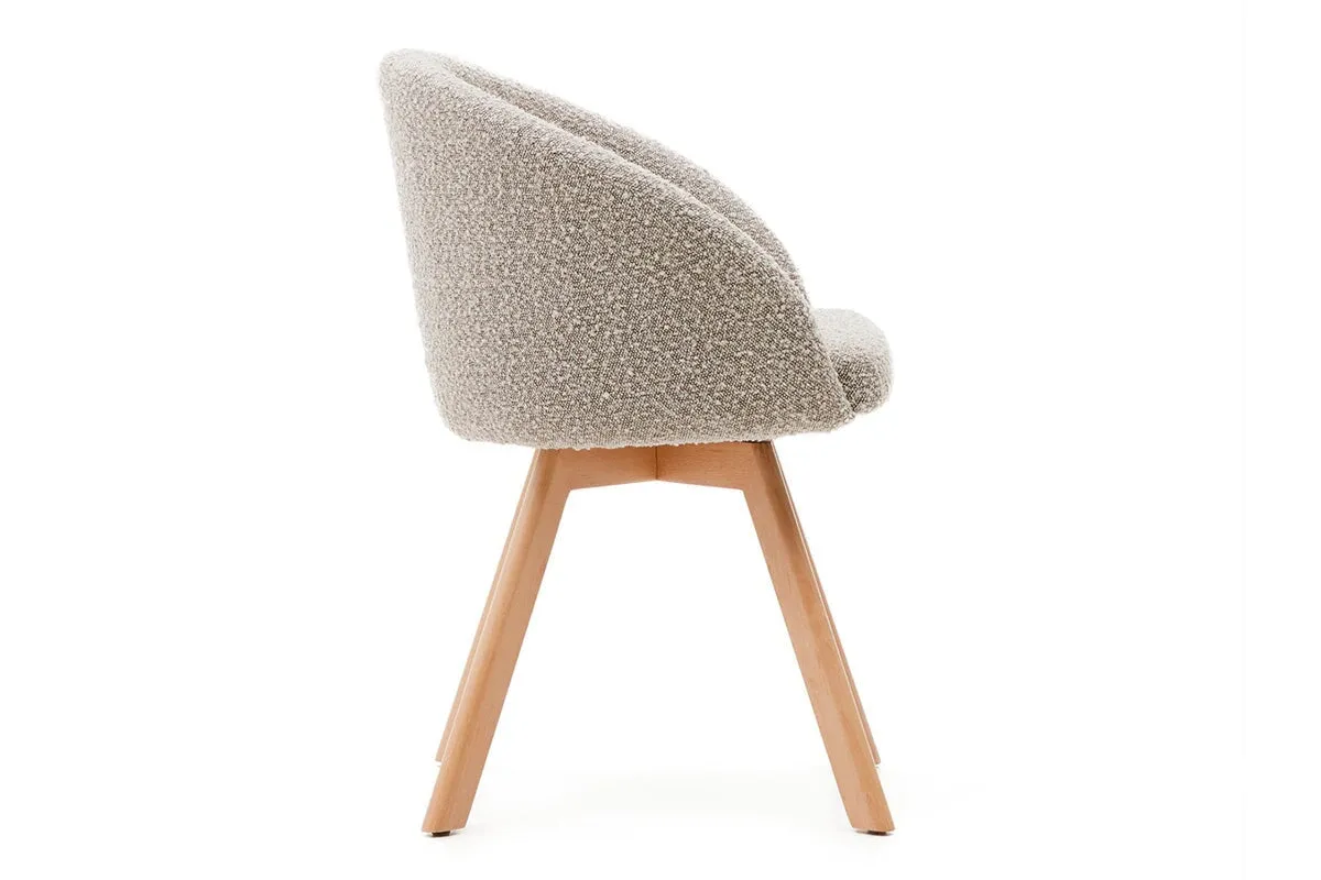 Como Marven Chair - Shearling Fabric [Shearling Fabric]