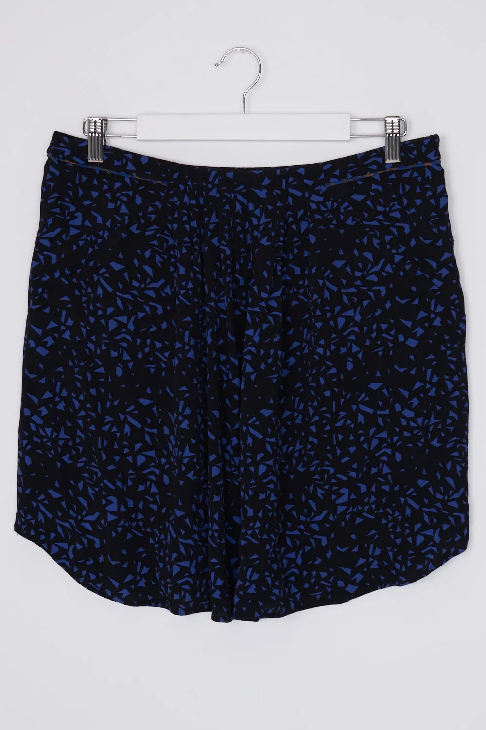 Comptoir Des Cotonniers Black And Blue Patterned Skirt 14