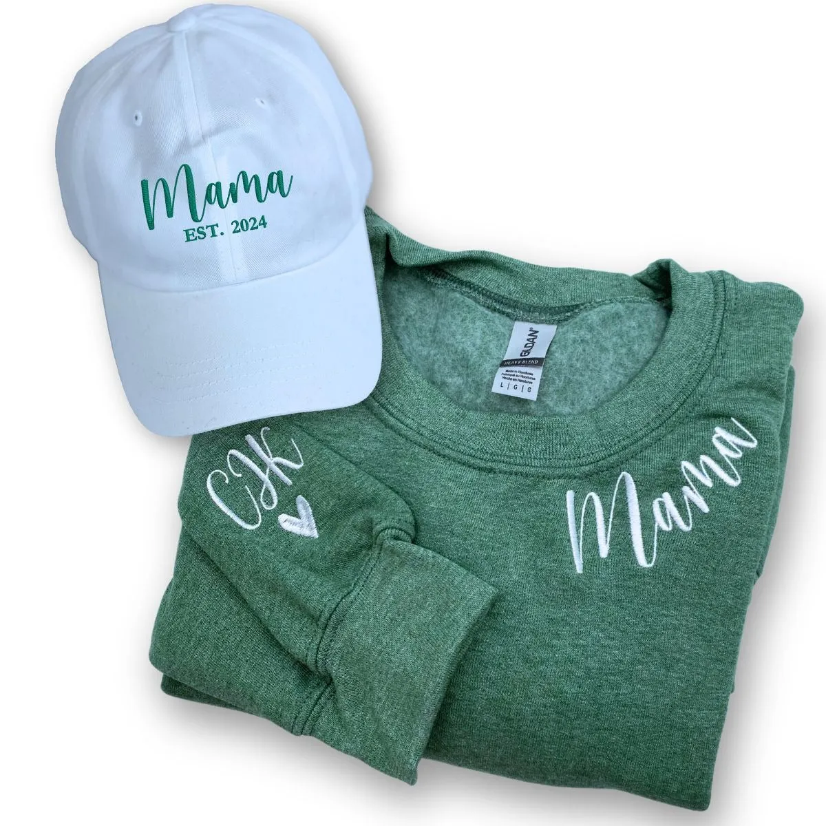 Cozy Mama Combo: Crewneck Sweatshirt & Hoodie for Everyday Comfort