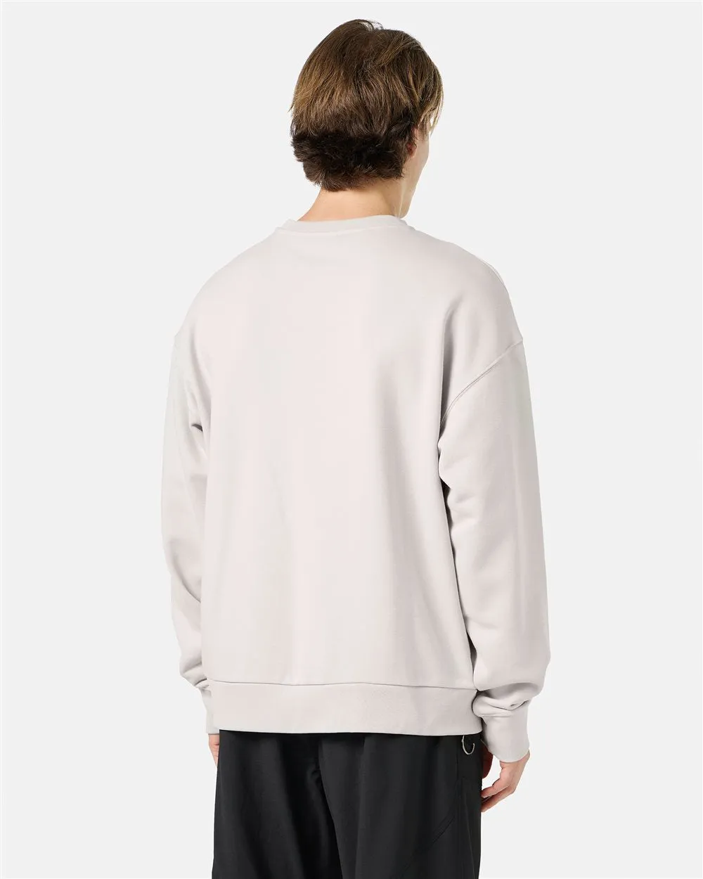 Crew-neck sweatshirt with logo (Cream) - I24E05D63178803