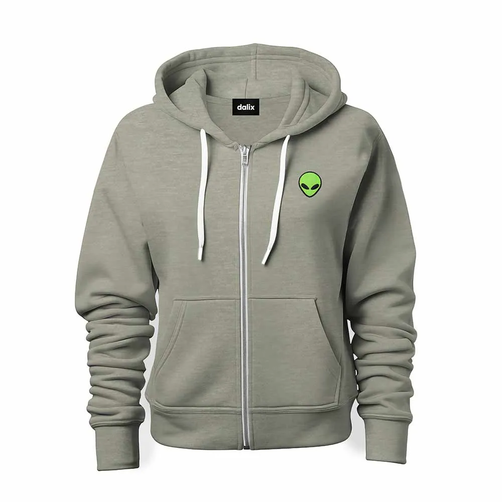 Dalix Alien Zip Hoodie