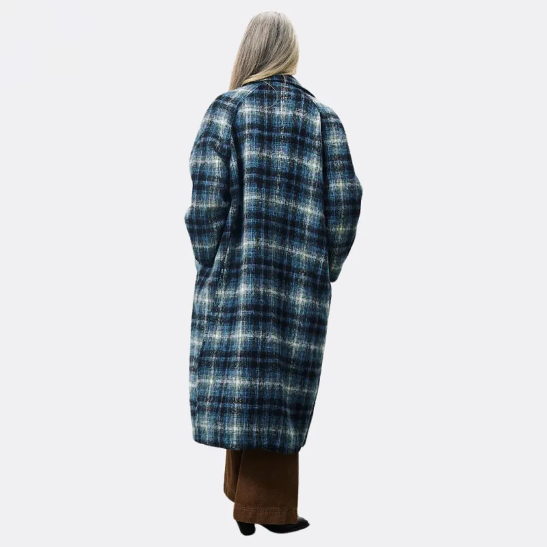 Delphina Coat (Bleu Petrol)