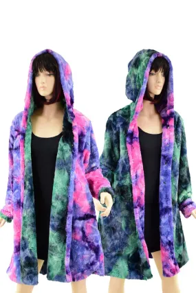 Double Minky Reversible A Line Coat