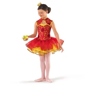 Far Eastern Red & Gold Tutu