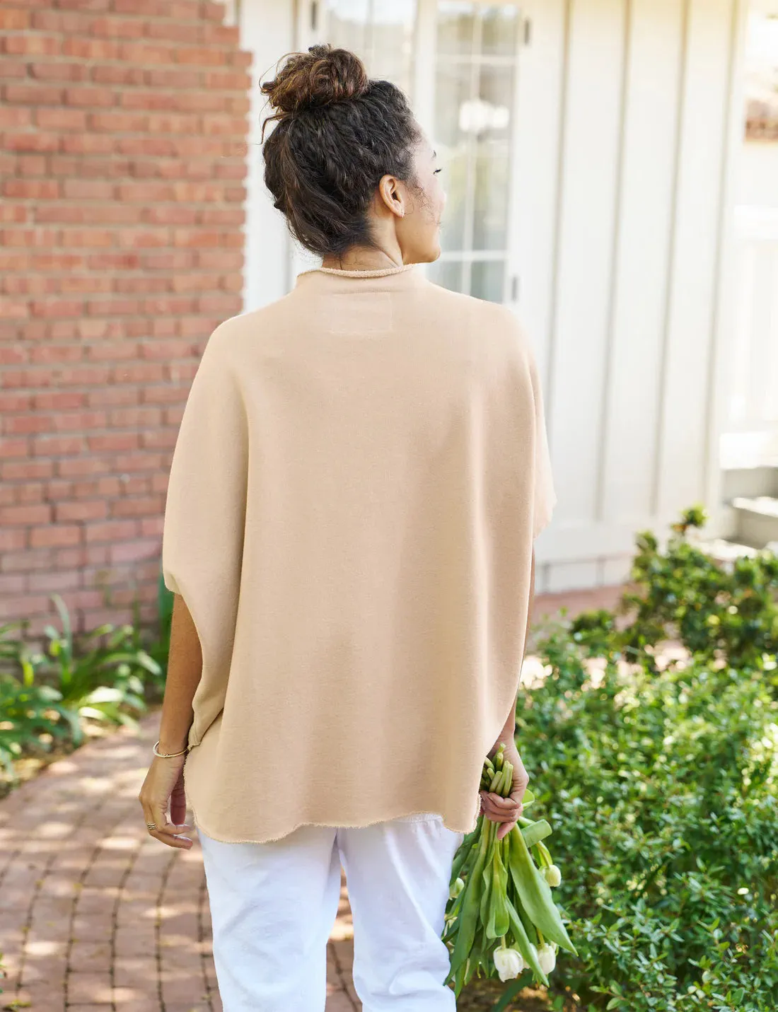 FRANK AND EILEEN - AUDREY FUNNEL NECK CAPELET