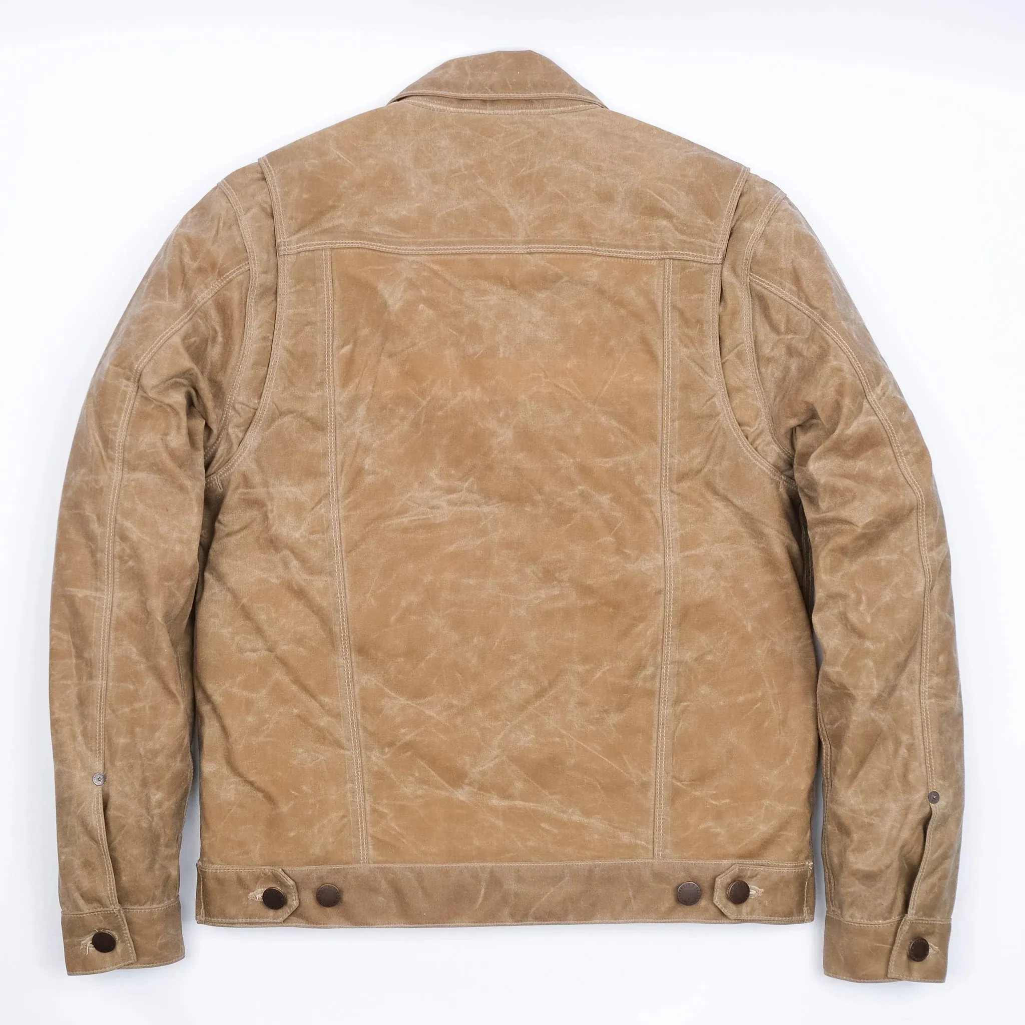 Freenote Cloth Riders Jacket Waxed Canvas - Tumbleweed