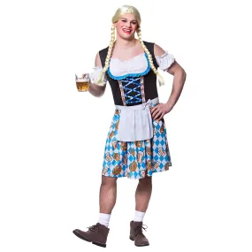 Funny Bavarian Beer Girl Costume Men's