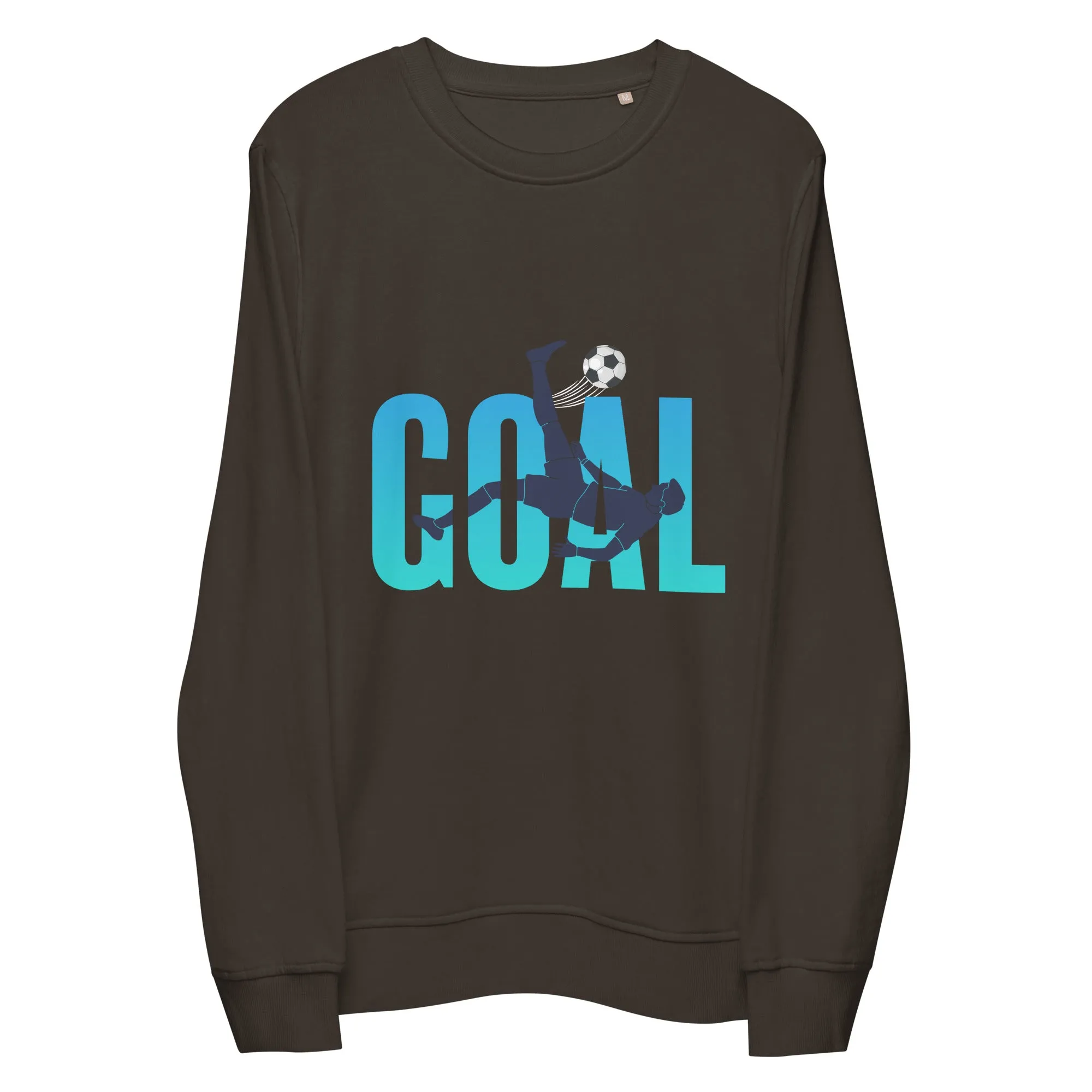 Goal Typography Graphic Men Organic Sweatshirt