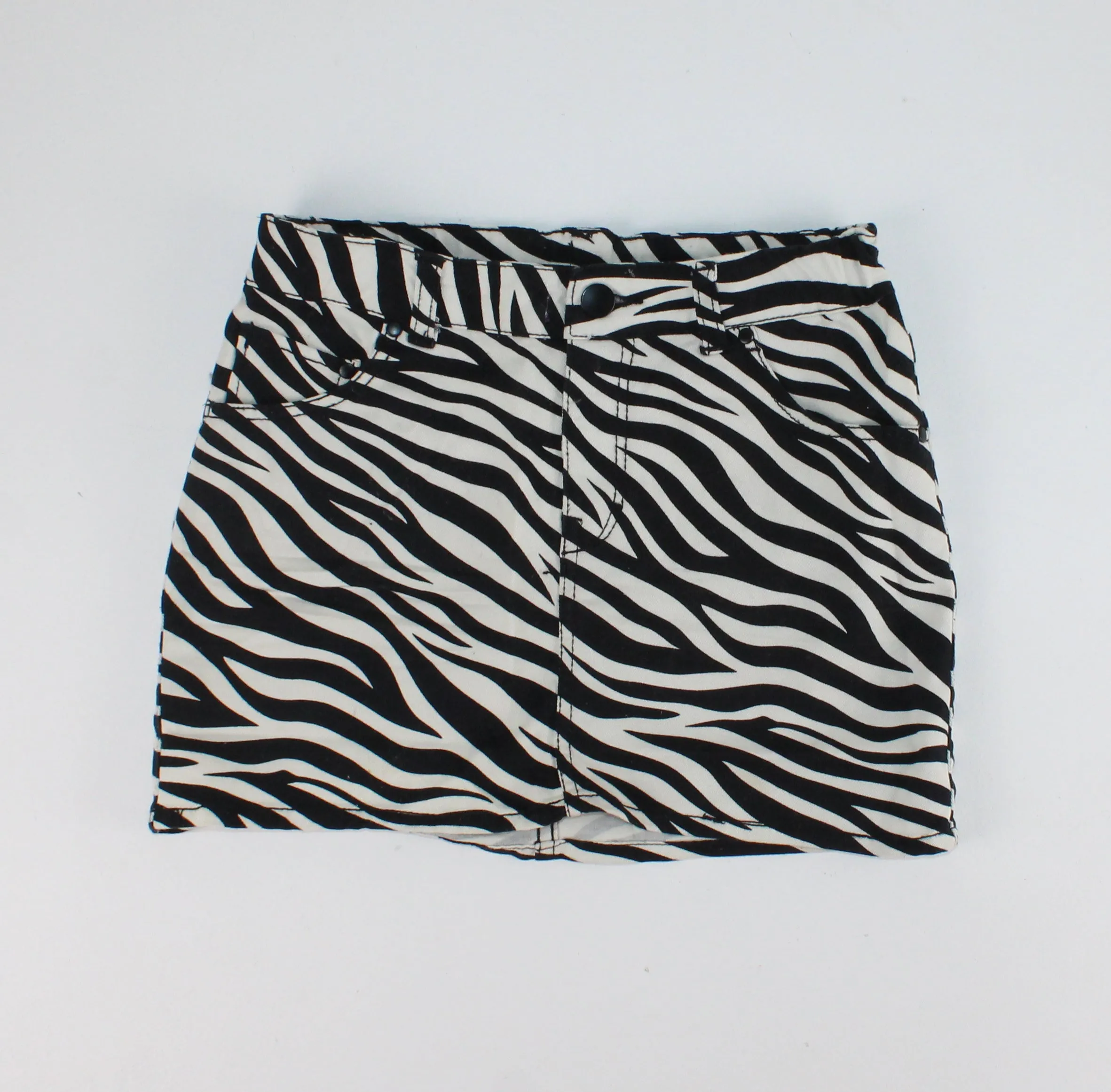 H&M ZEBRA PATTERNED SKIRT 11-12Y PRE-LOVED