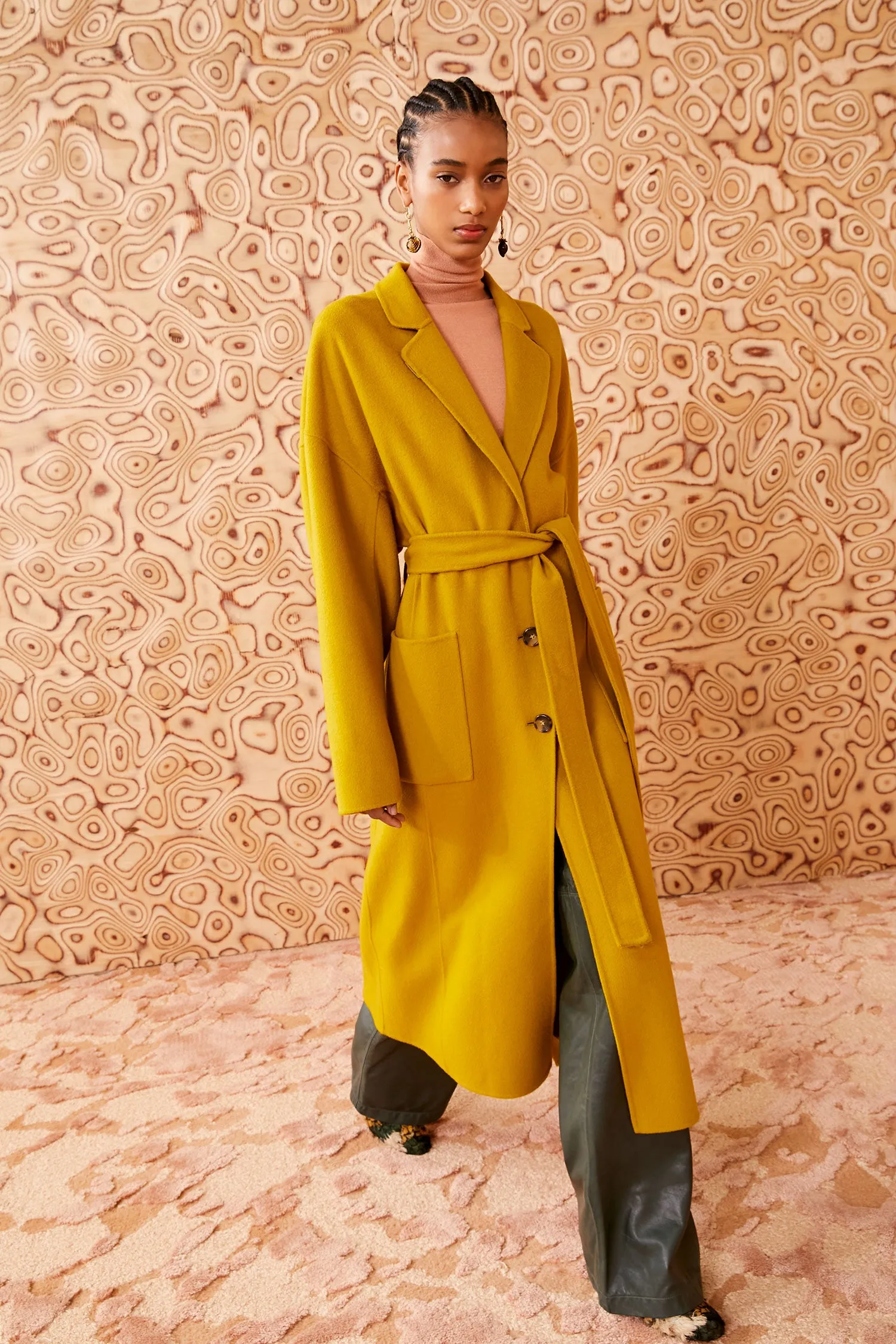 Harlow Coat - Turmeric