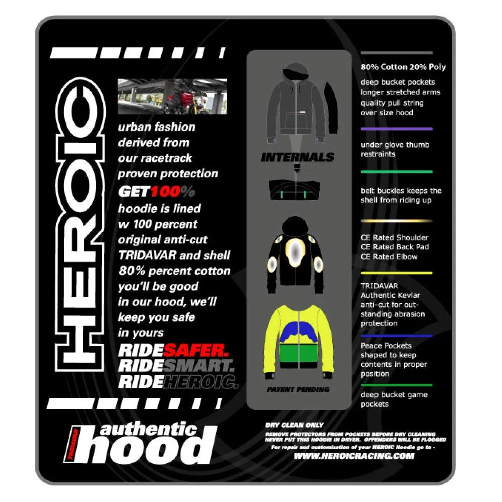 HEROIC TRIDAVAR D30 Level 2 Armored Hoodie