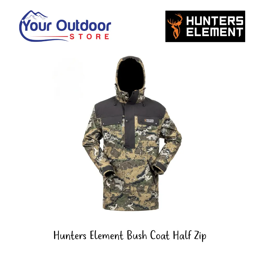 Hunters Element Mens Bush Coat Half Zip