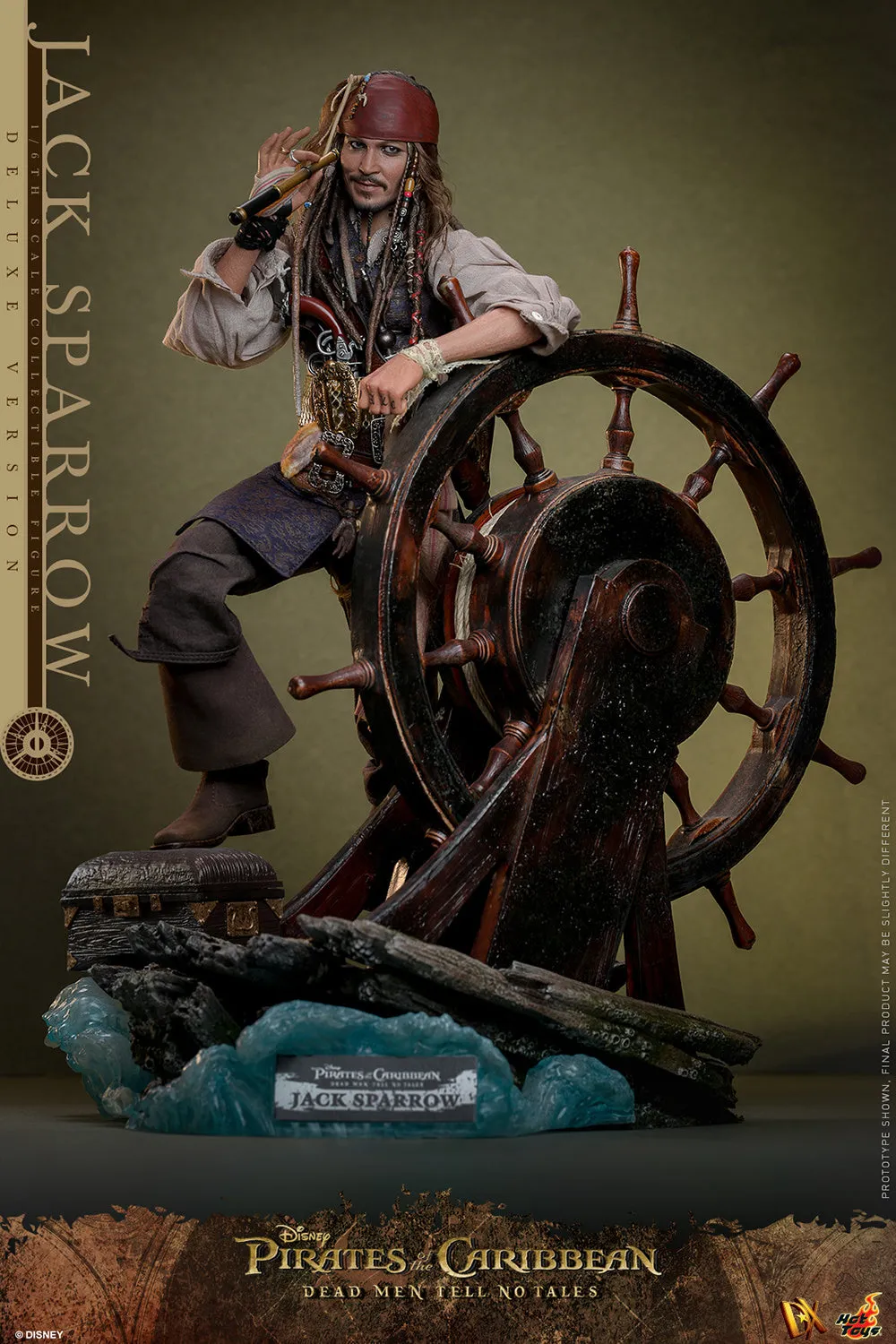 Jack Sparrow (Deluxe Version) 1/6 Scale Figure by Hot Toys