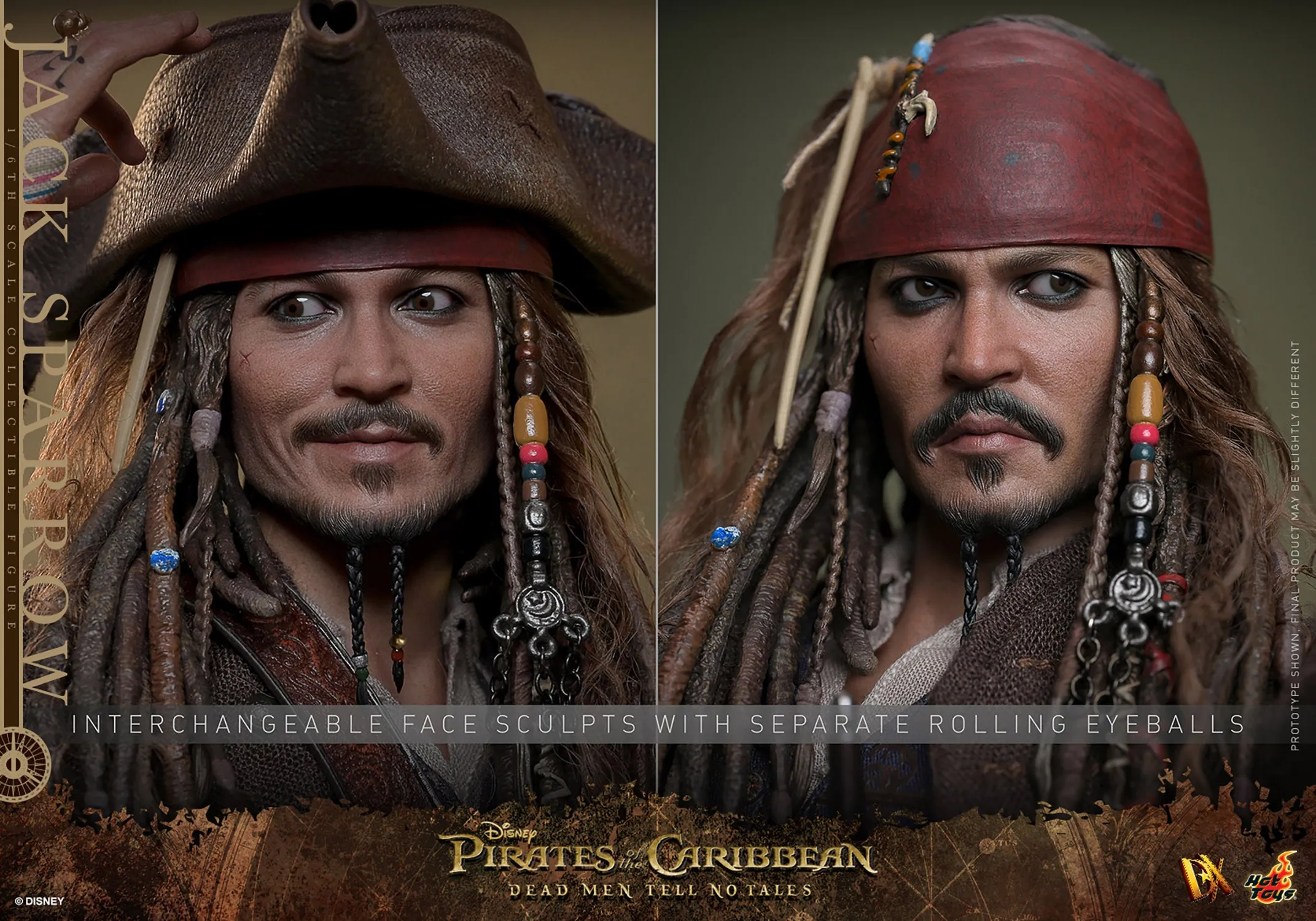 Jack Sparrow Sixth Scale Figure by Hot Toys