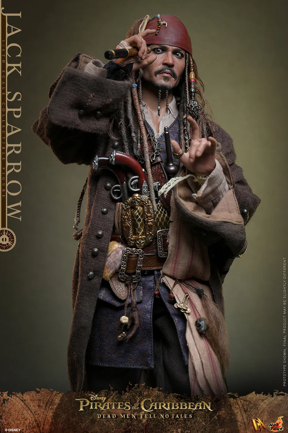 Jack Sparrow Sixth Scale Figure by Hot Toys