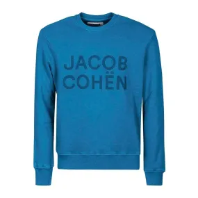 Jacob Cohen Light Blue Cotton Men Sweater