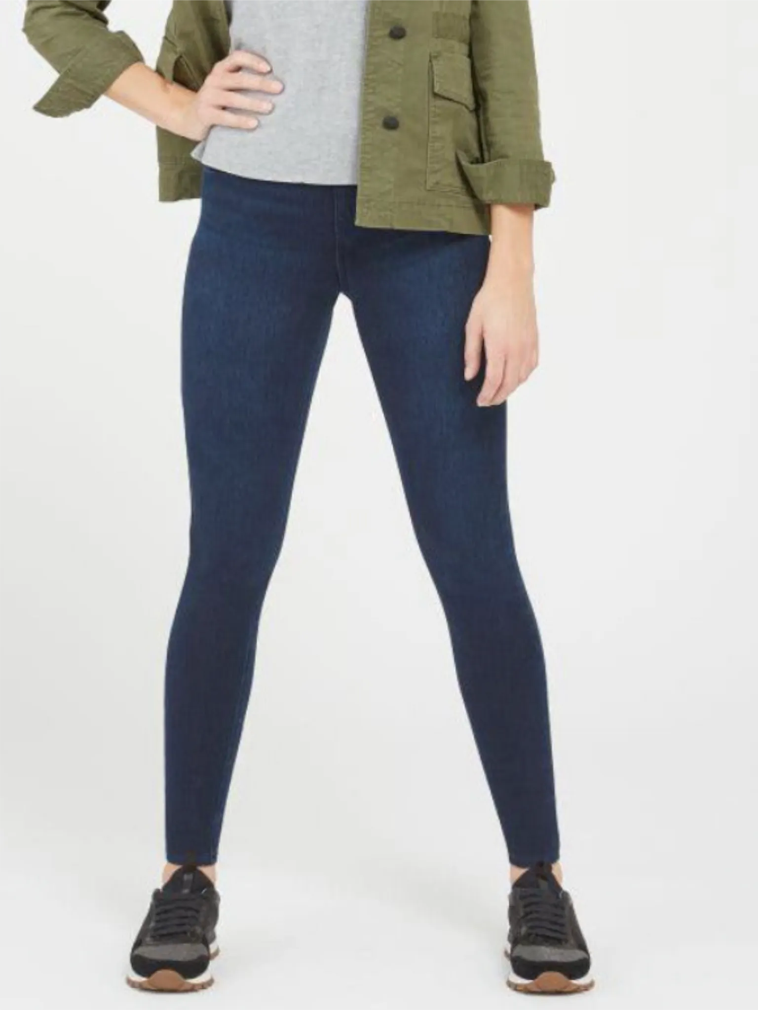 Jean-Ish®  SPANX Ankle Leggings - Twilight Rinse