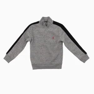 Kid's Mock Zip Neck Sweatshirt