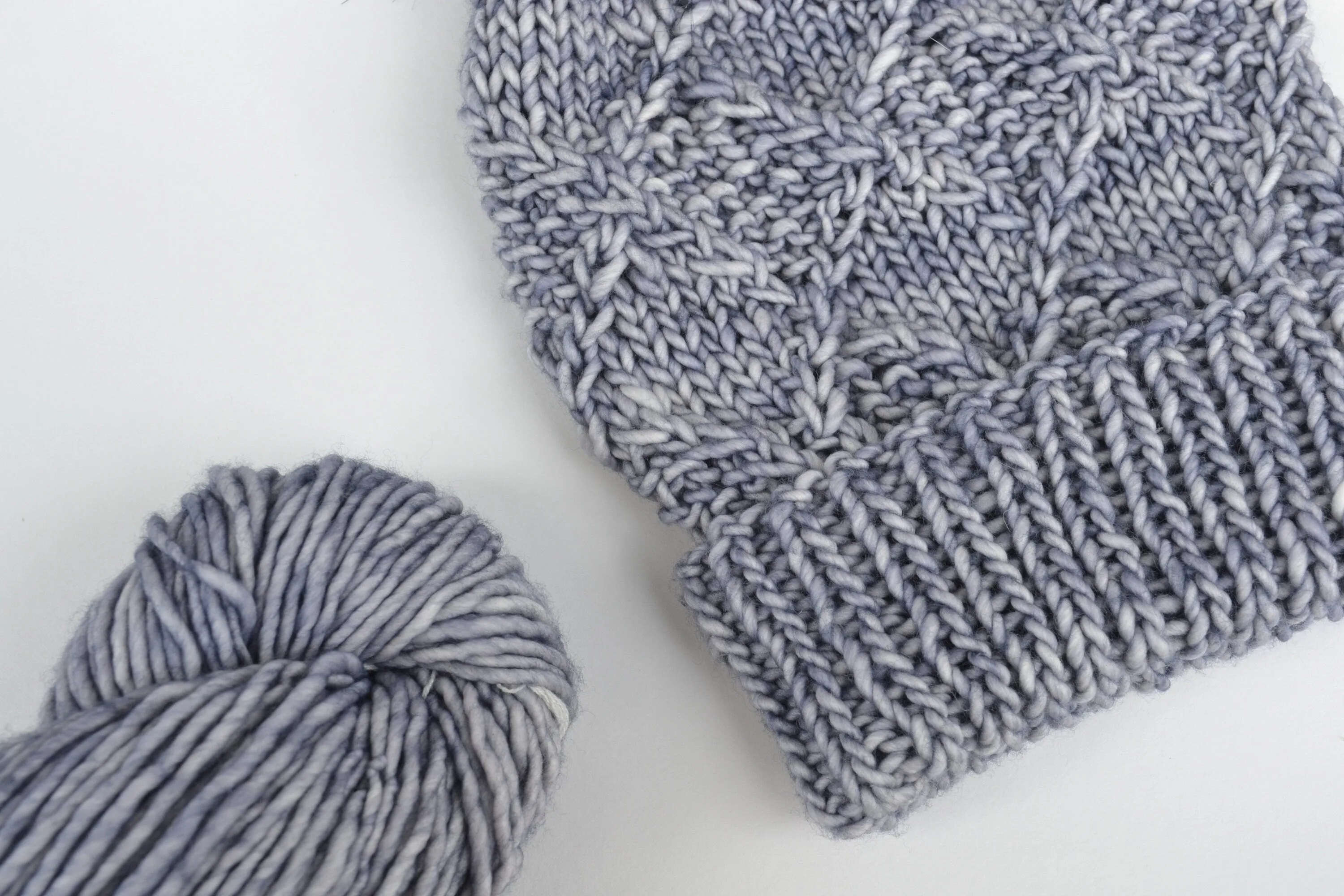 KNITTING PATTERN: North Loop Beanie, Cable Knit Hat Knitting Pattern for Bulky Yarn