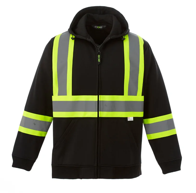 L00682 - Freedom - Hi-Vis Full Zip Hooded Sweatshirt