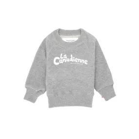 La Canadienne Kids French Terry Sweatshirt Heather Grey