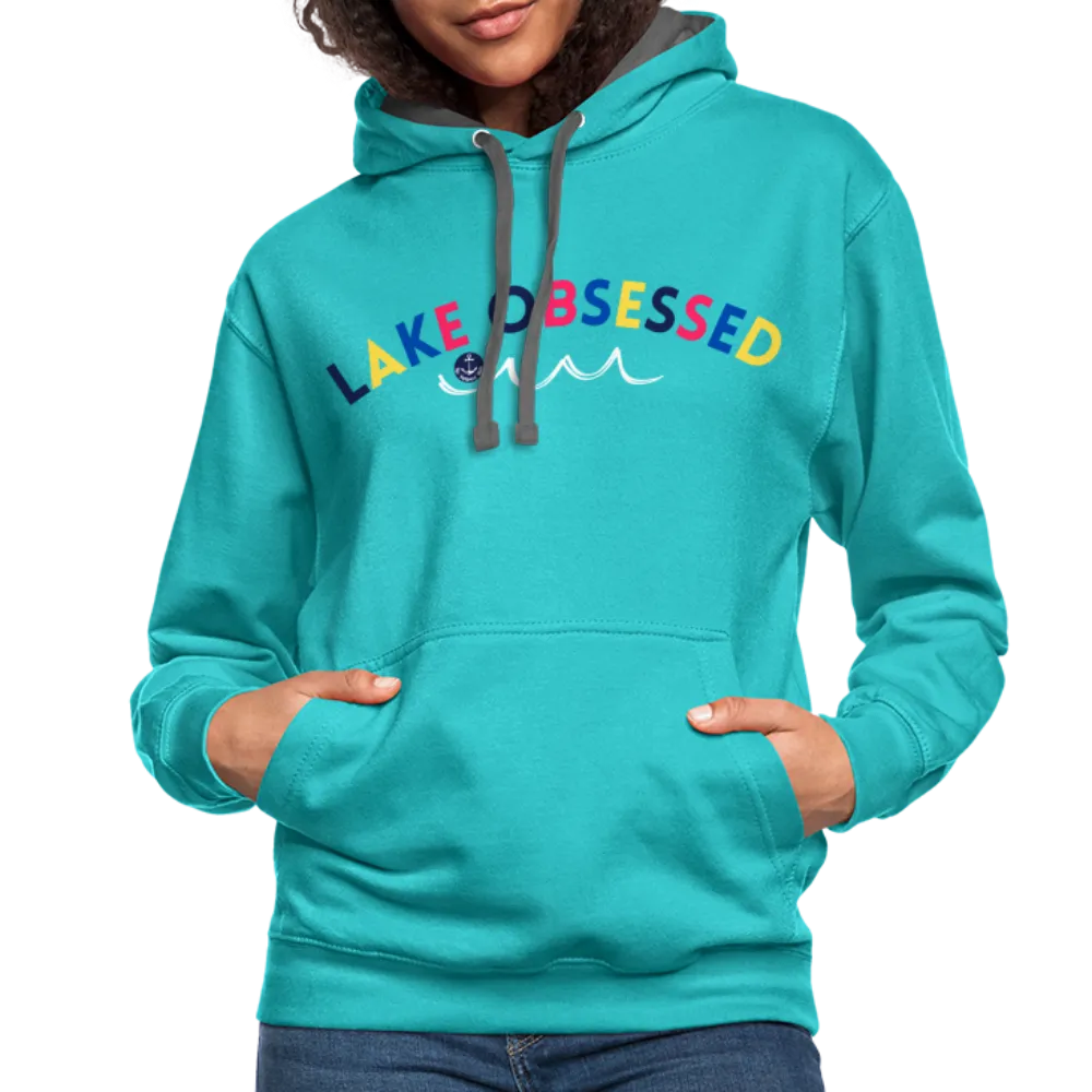 Lake Obsessed Contrast Hood Lake Hoodie