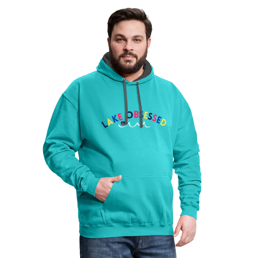 Lake Obsessed Contrast Hood Lake Hoodie