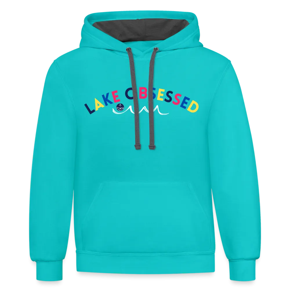 Lake Obsessed Contrast Hood Lake Hoodie