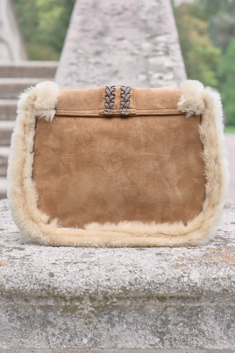 Laura Women’s Shearling Bag - Camel