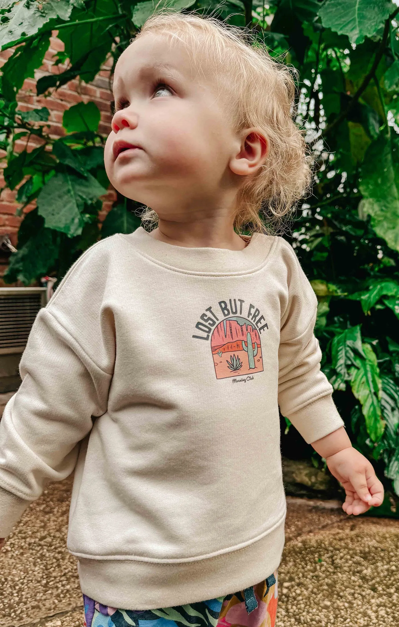 Lost But Free Organic Cotton Childrens Sweatshirt